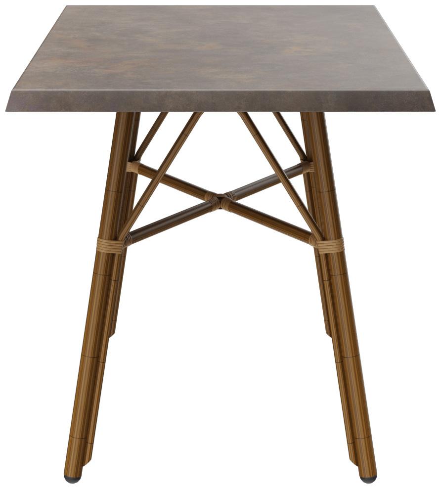 Abbildung Table à manger Marysol Seitenansicht