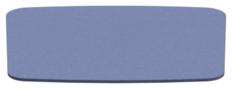 Abbildung Seat cushion Felt pad Rückansicht