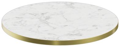 Abbildung Tischplatte Vario Gold Vorderansicht