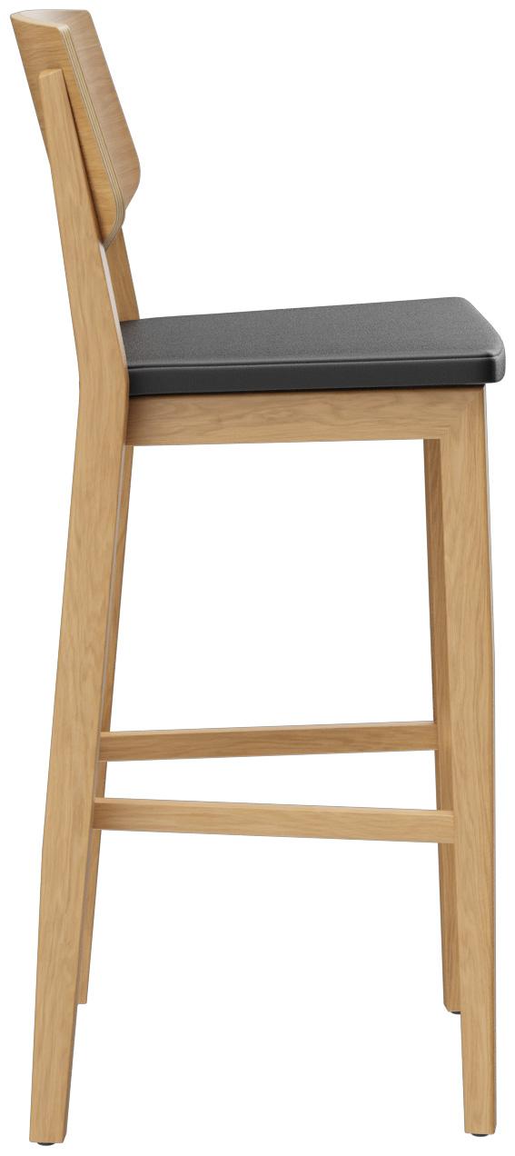 Abbildung bar stool Quorum C Seitenansicht
