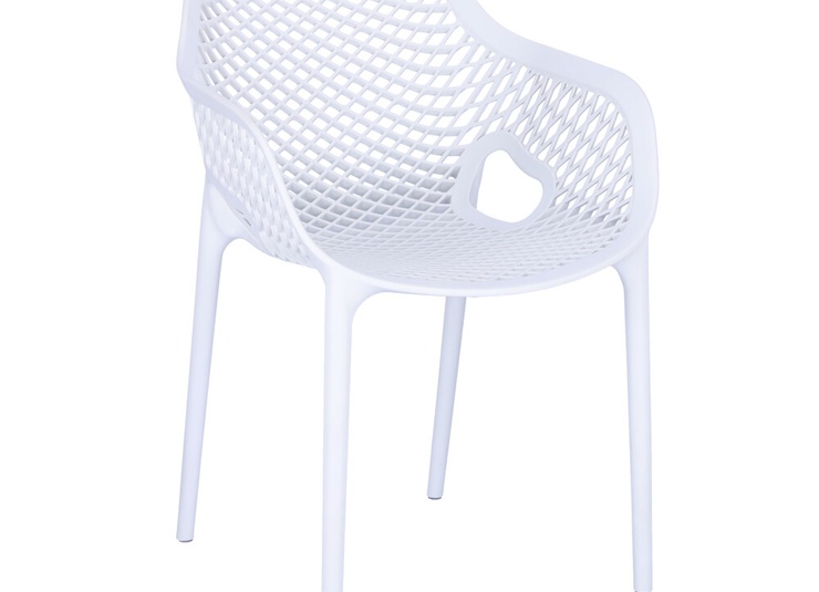 Abbildung Chaise à accoudoirs Emilia Schrägansicht