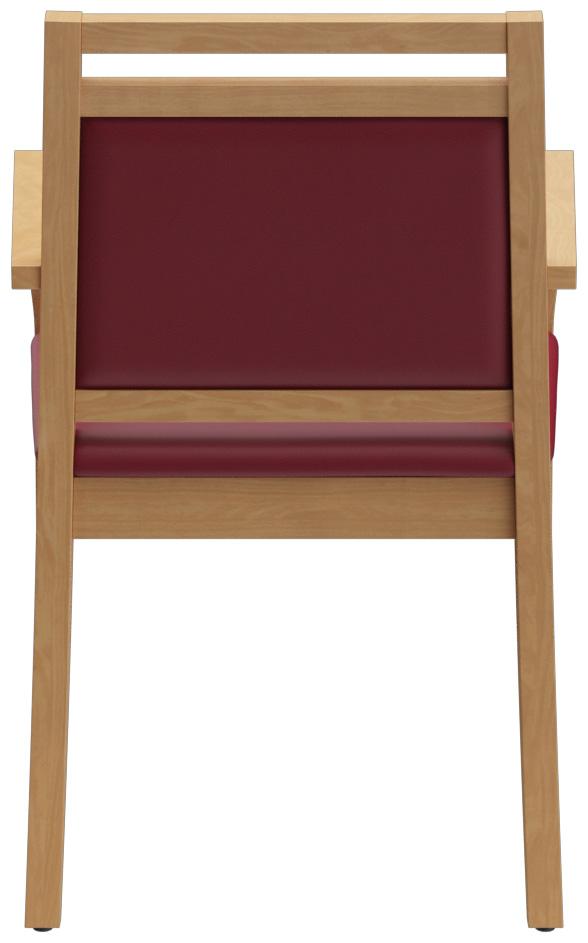 Abbildung Chaise à accoudoirs Liah Rückansicht