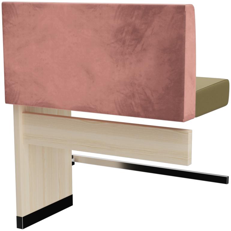 Abbildung Extension/End element 100 cm H-Line Schrägansicht