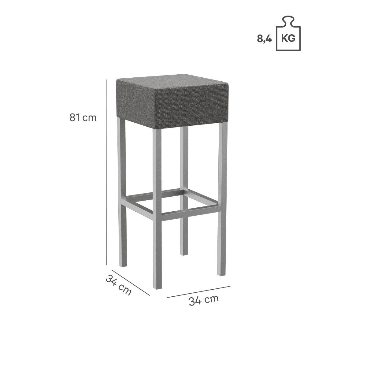 Abbildung Tabouret de bar Yes