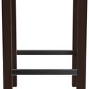 Abbildung halbhoher Tisch Dunia Rückansicht