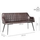 Abbildung 2-seater dining table height Romy