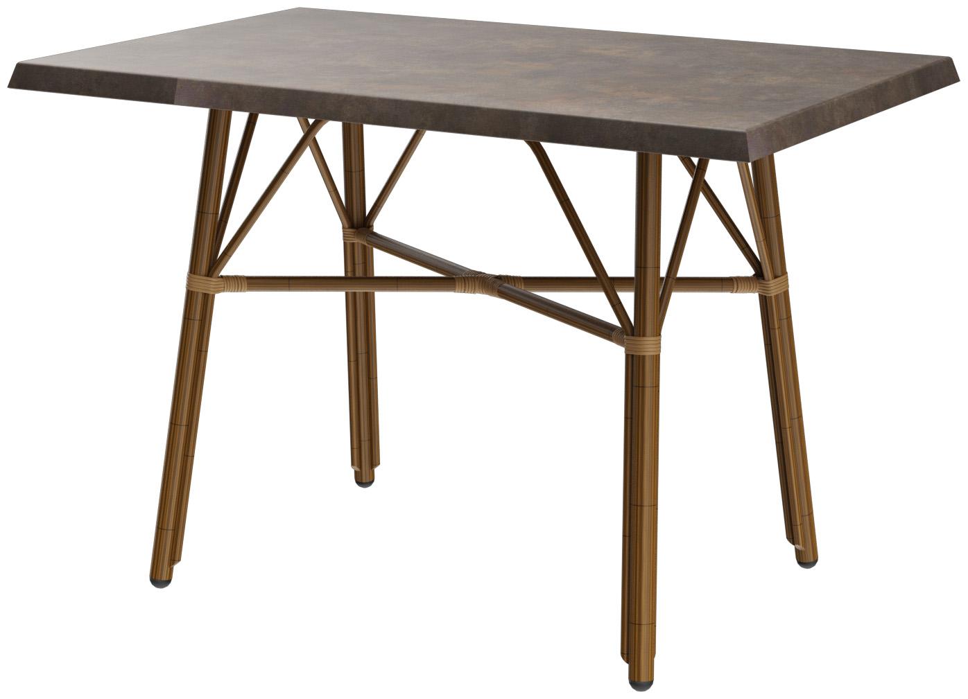 Abbildung Table à manger Marysol Schrägansicht