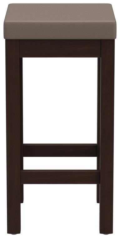 Abbildung halbhoher Hocker Delu Vorderansicht