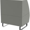 Abbildung Eindelement links D-Line Schrägansicht