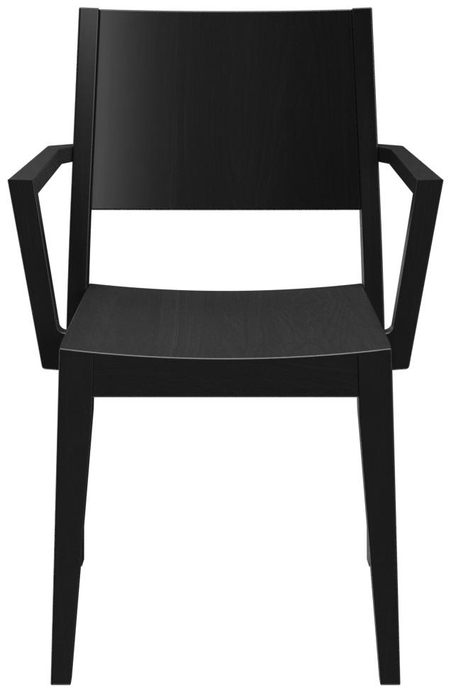 Abbildung Chaise à accoudoirs Quin Vorderansicht