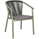 Abbildung Chaise à accoudoirs Zaki Schrägansicht
