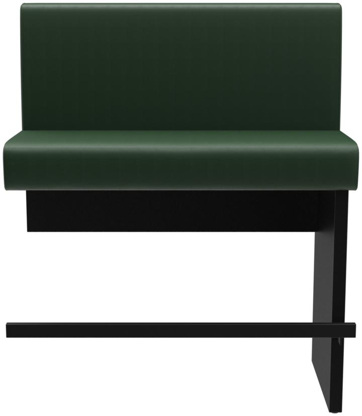 Abbildung Extension/End element 100 cm H-Line Vorderansicht