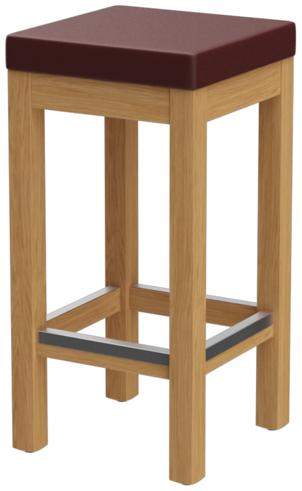 Abbildung Counter-height stool Delu Schrägansicht