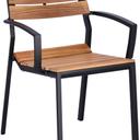 Abbildung Chaise à accoudoirs Tadeo Schrägansicht
