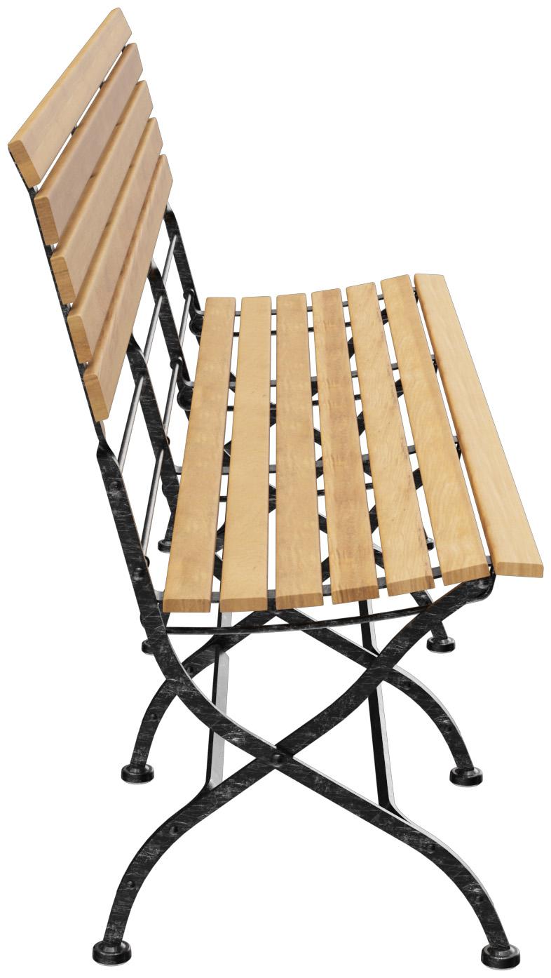 Abbildung 3-seater bench Valentin Seitenansicht