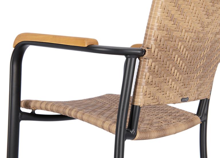Abbildung Chaise à accoudoirs Teja Detailansicht