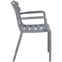 Abbildung Chaise à accoudoirs Estela Seitenansicht