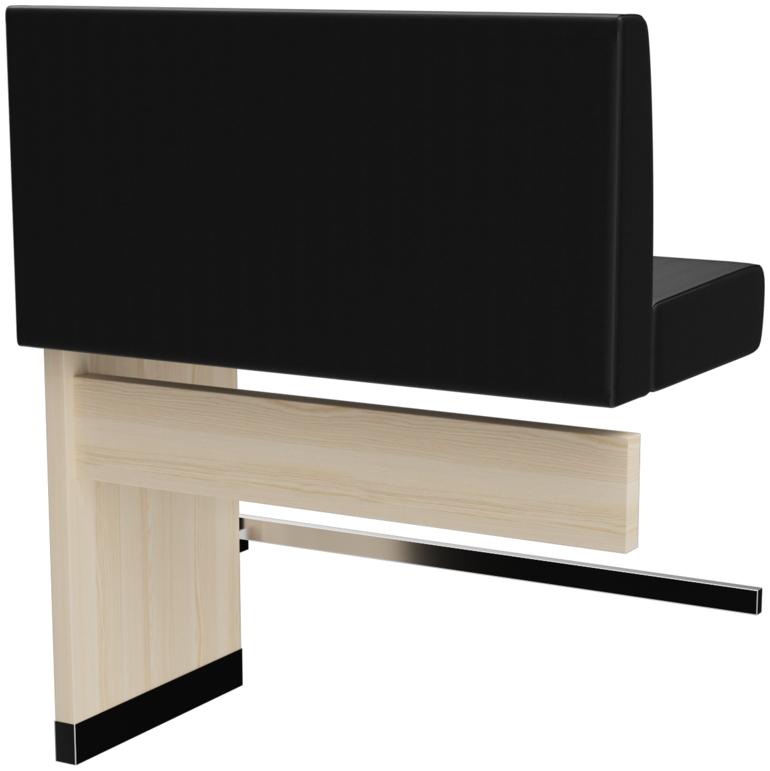 Abbildung Extension/End element 100 cm H-Line Schrägansicht