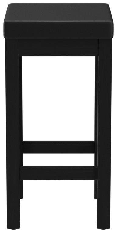 Abbildung halbhoher Hocker Delu Vorderansicht