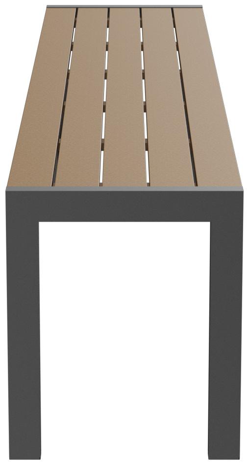 Abbildung 3-seater bench Risa Seitenansicht