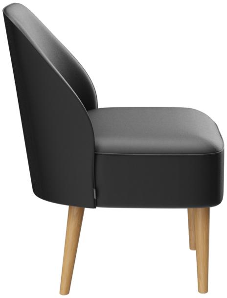 Abbildung fauteuil hauteur de table à manger Cliff Seitenansicht