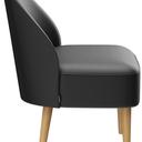 Abbildung fauteuil hauteur de table à manger Cliff Seitenansicht