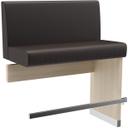 Abbildung Anbau-/Abschlusselement 100 cm H-Line Schrägansicht