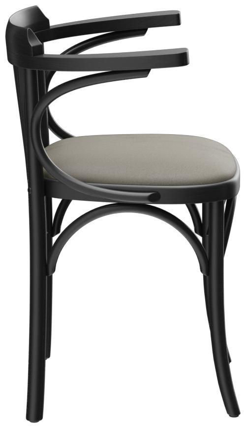 Abbildung Armlehnstuhl Greta Seitenansicht