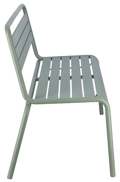 Abbildung 2-seater bench Heco Seitenansicht