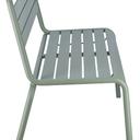 Abbildung 2-seater bench Heco Seitenansicht