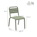 Abbildung chaise Heco