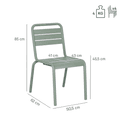 Abbildung chaise Heco