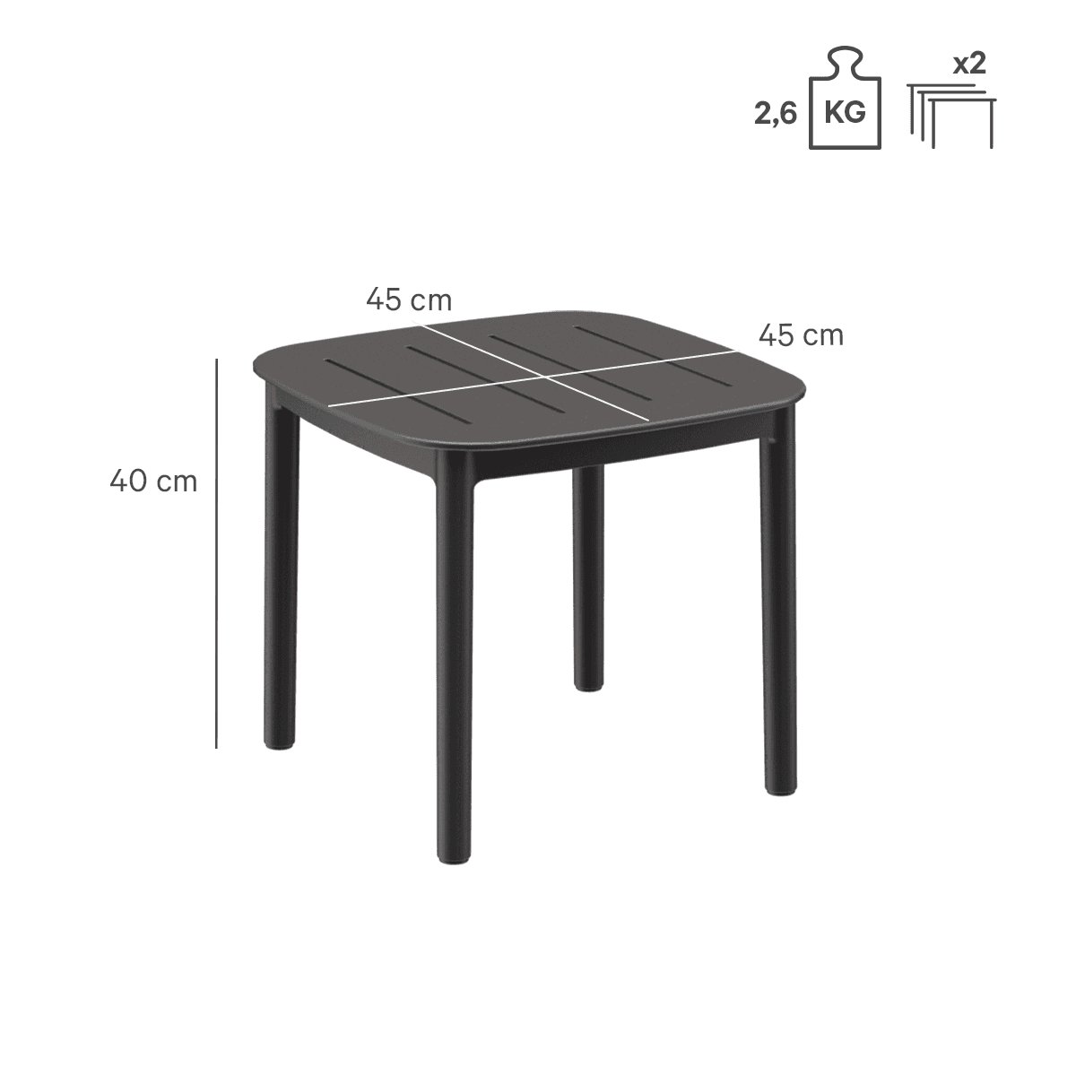 Abbildung table basse Elira T