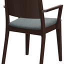 Abbildung Chaise à accoudoirs Quin Schrägansicht