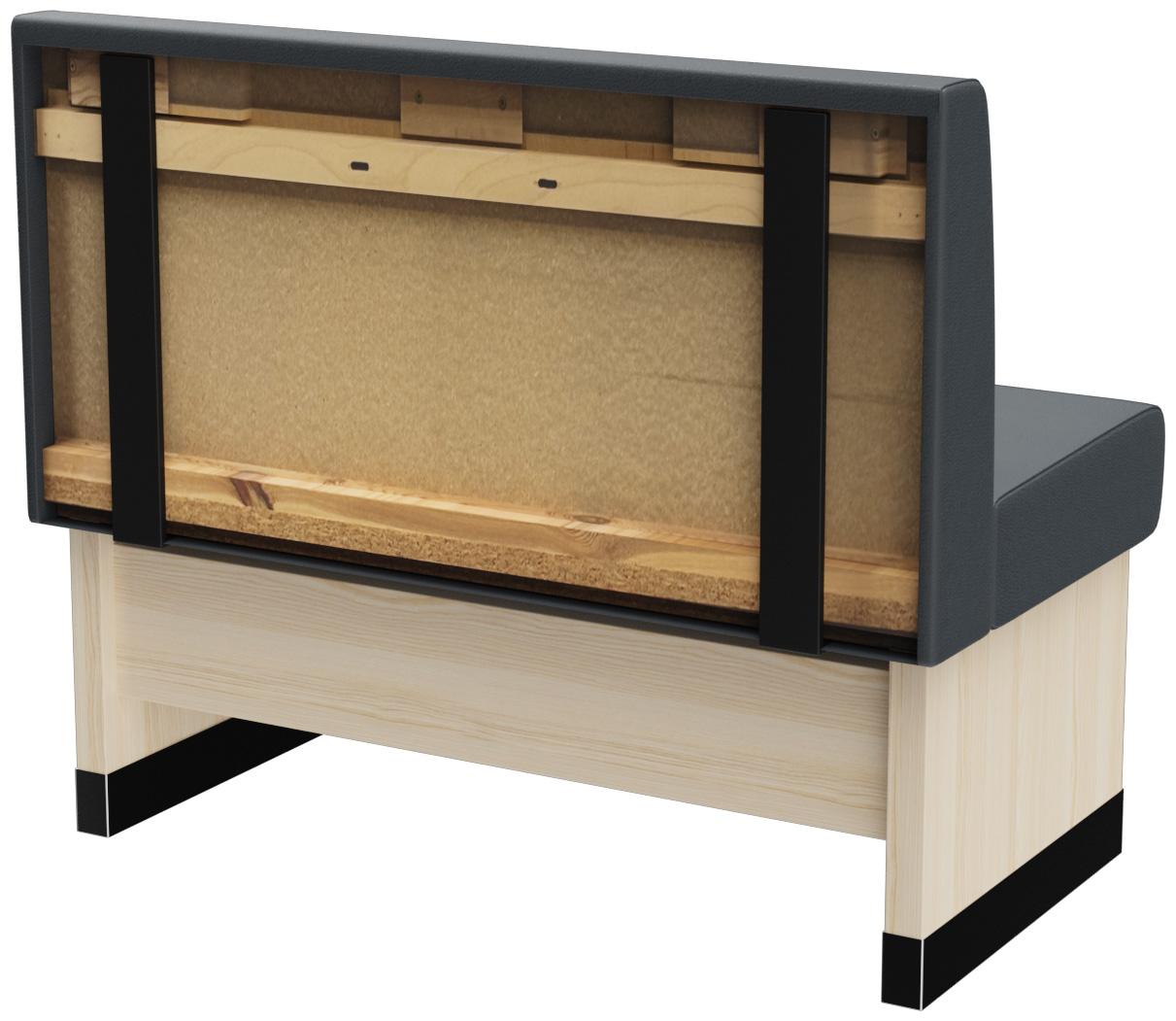 Abbildung Einzel-/Grundelement 100 cm H-Line Schrägansicht