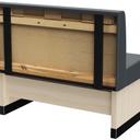 Abbildung Einzel-/Grundelement 100 cm H-Line Schrägansicht