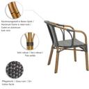 Abbildung Chaise à accoudoirs Malva