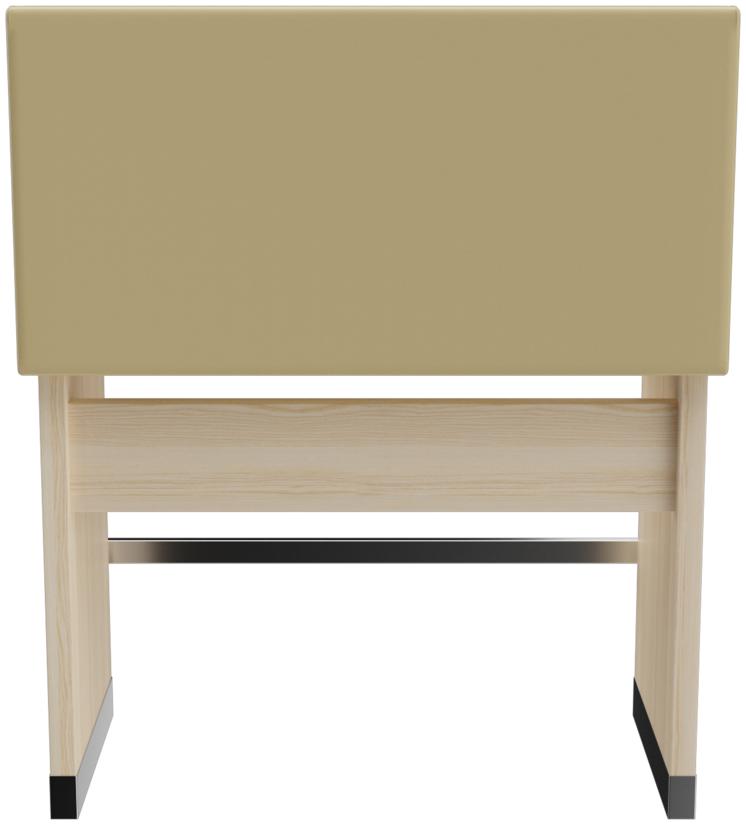 Abbildung Single/base element 100 cm H-Line Rückansicht