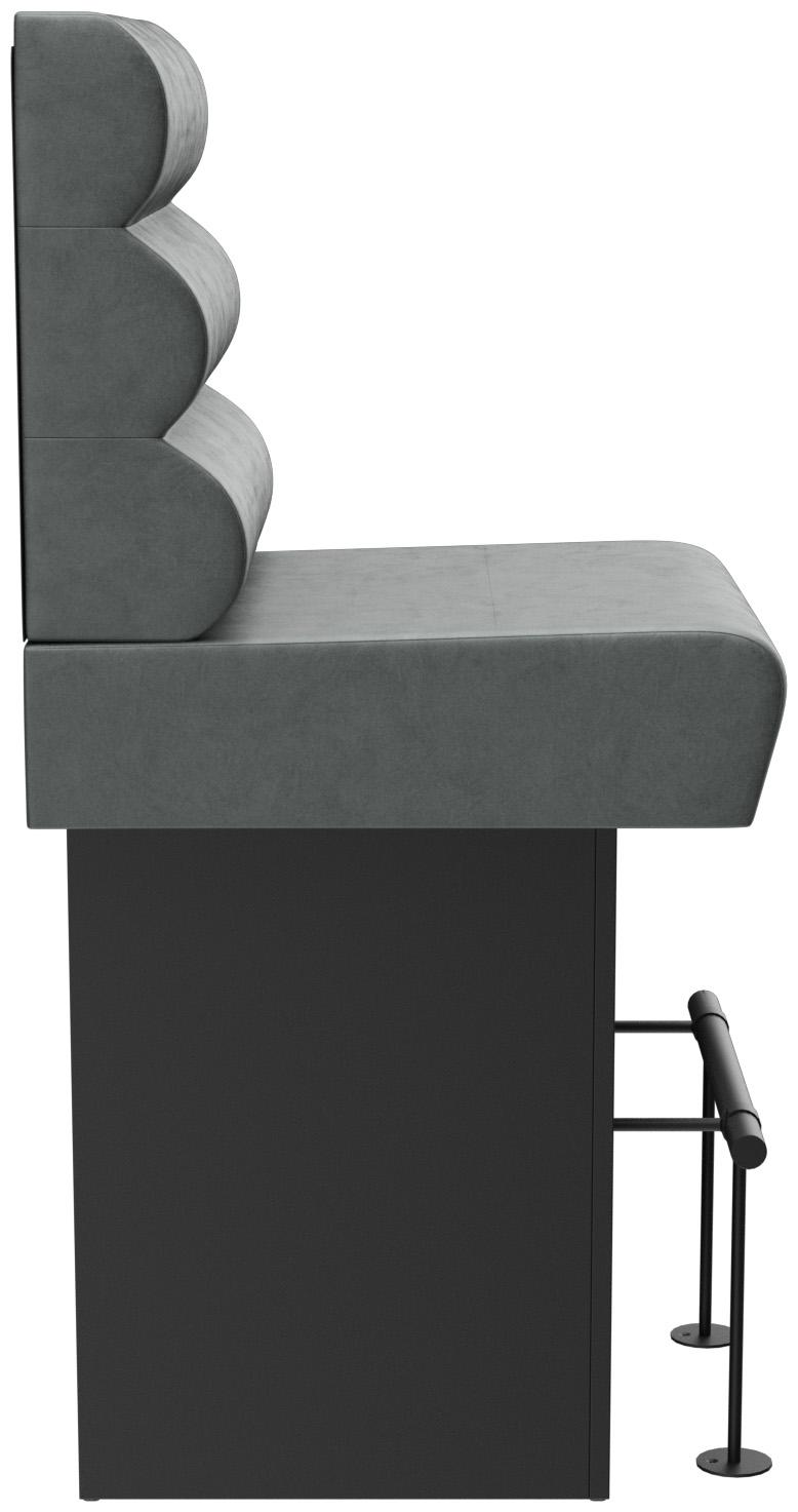 Abbildung Abschlusselement links 60cm Ripple Seitenansicht