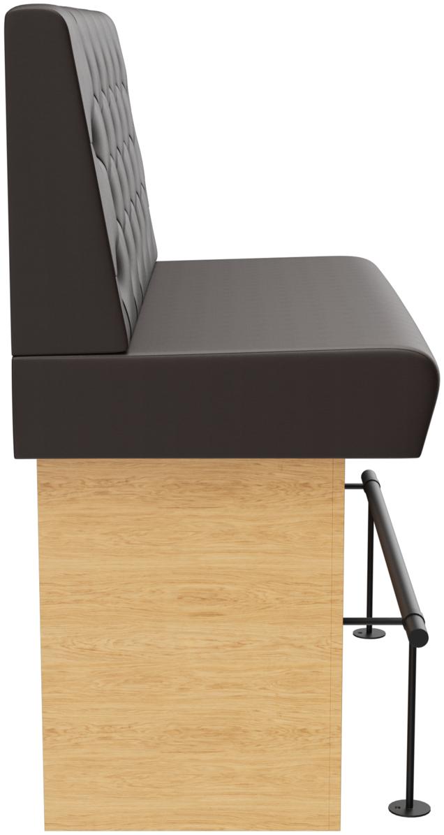 Abbildung Abschlusselement links 120cm Hester Seitenansicht