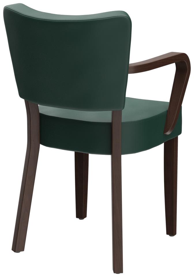 Abbildung Chaise à accoudoirs Damara Schrägansicht