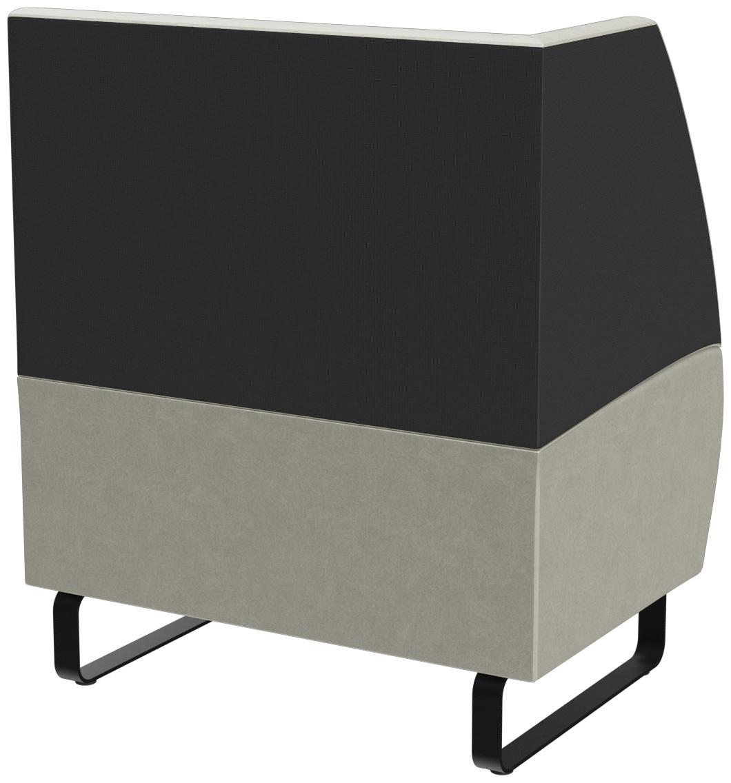 Abbildung Abschlusselement links D-Line Schrägansicht