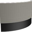 Abbildung Abschlusselement links rund Felipa Rückansicht