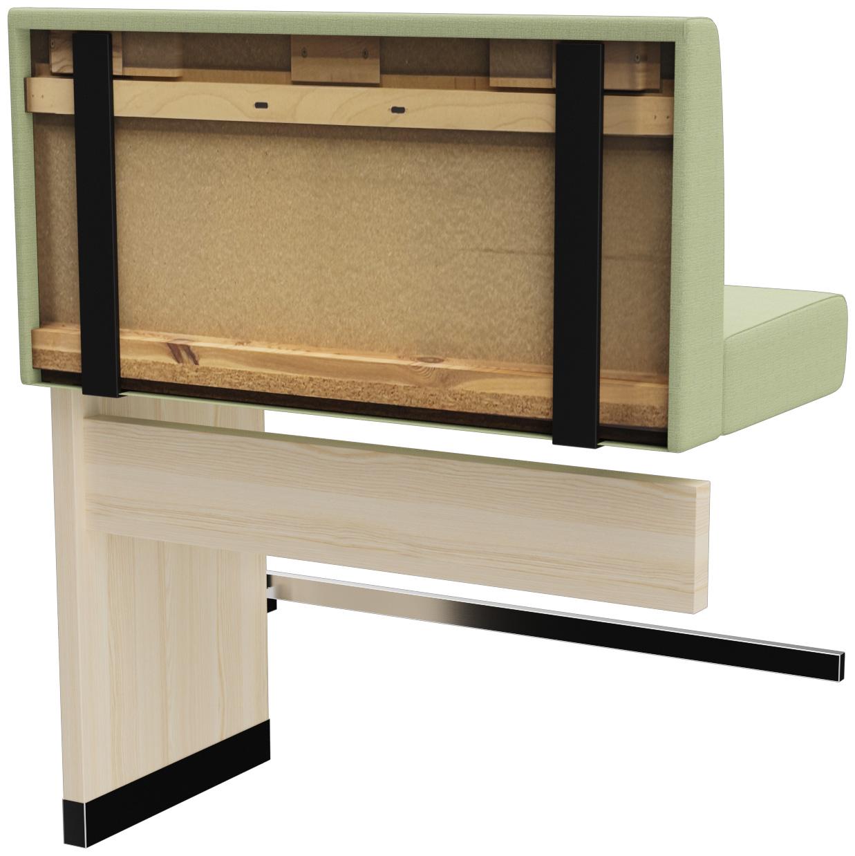 Abbildung Anbau-/Abschlusselement 100 cm H-Line Schrägansicht