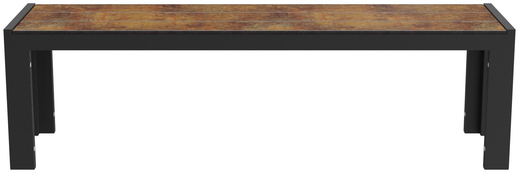 Abbildung 3-Sitzer-Bank Torger Rückansicht