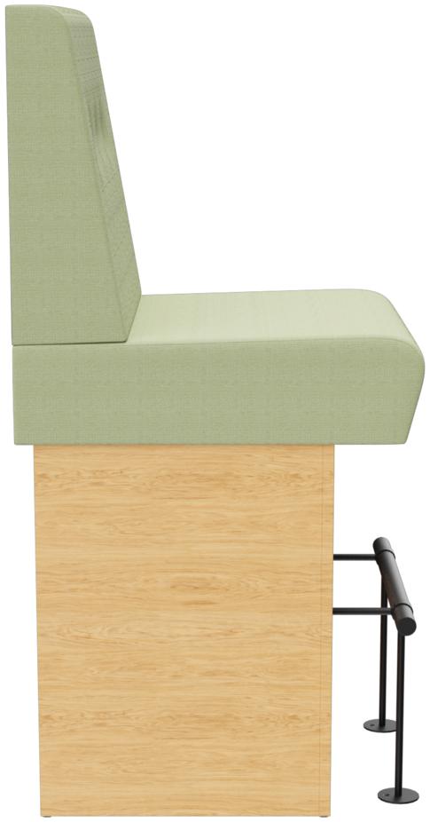 Abbildung Abschlusselement rechts 60cm Janina Seitenansicht