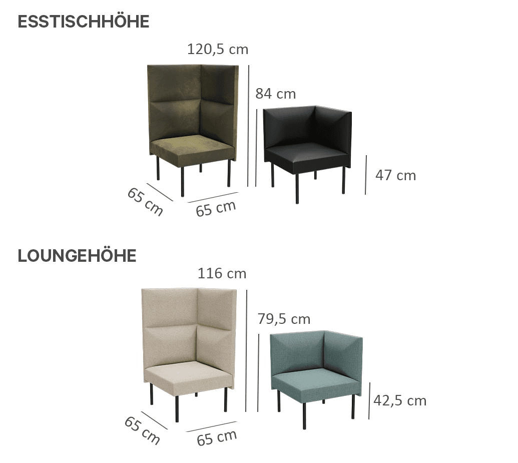 Abbildung Left corner/end element Tuya B