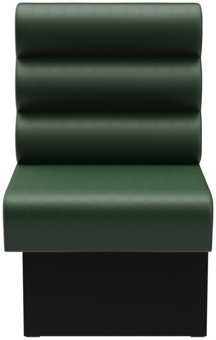 Abbildung Left-hand end element 60 cm Ripple Vorderansicht