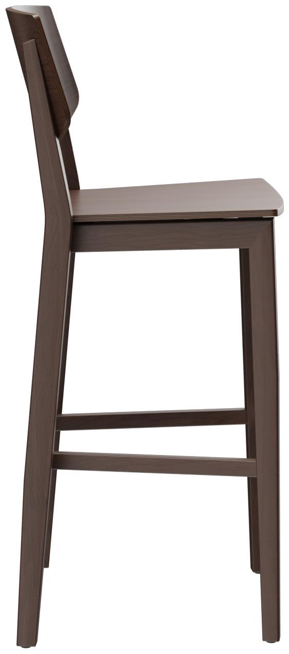 Abbildung Tabouret de bar Quorum C Seitenansicht