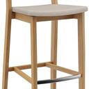 Abbildung sgabello da bar Quorum C Schrägansicht